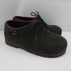 Wild n Wooly by Stegmann Shoes Gray Pure New Wool Germany Women's Size US 7
